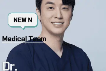 Dr. JuYoung Jeong from New N Dental Medical Team wearing blue scrubs, smiling at the camera.